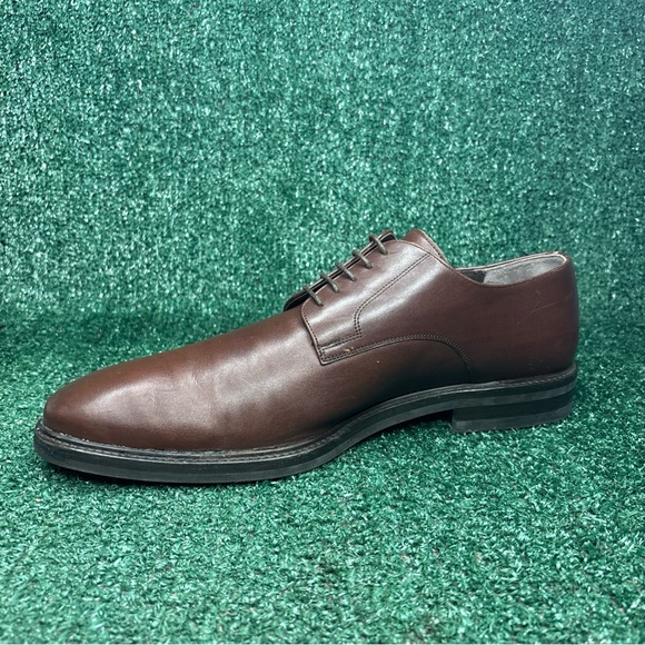 Bally Shoes Size 11.5 Brown Calf Leather Oxfords Made in Switzerland - Excellent
